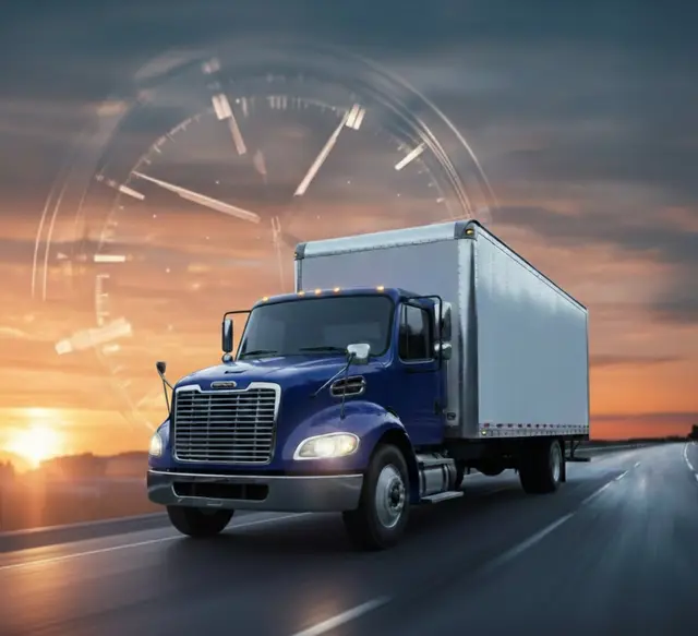 26ft style box truck freight service